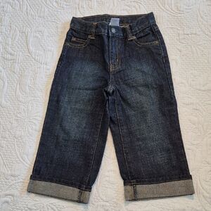 Janie and Jack boys 18 - 24 months dark wash jeans, nwot